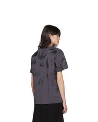 McQ Alexander McQueen Black Swallow Boyfriend T Shirt