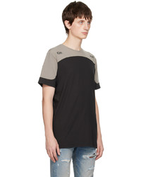 Off-White Black Taupe Arrow Outl Block T Shirt
