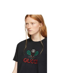 Gucci Black Tennis T Shirt