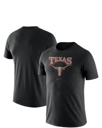 Nike Black Texas Longhorns Old School Logo Tri Blend T Shirt At Nordstrom