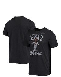 Nike Black Texas Longhorns Old School Mascot Tri Blend T Shirt At Nordstrom