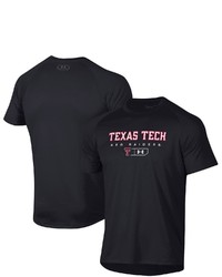 Under Armour Black Texas Tech Red Raiders Lockup Tech Raglan T Shirt At Nordstrom