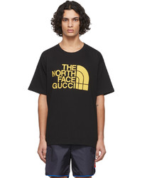 Gucci Black The North Face Edition Logo T Shirt