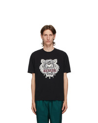 Kenzo Black Tiger Skate T Shirt