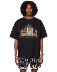 Rhude Black Tropics T Shirt