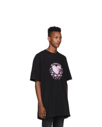 Vetements Black Valentines Logo T Shirt