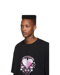 Vetements Black Valentines Logo T Shirt