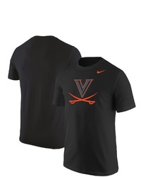Nike Black Virginia Cavaliers Logo Color Pop T Shirt