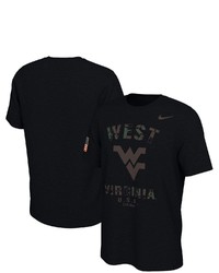 Nike Black West Virginia Mountaineers Veterans Day T Shirt