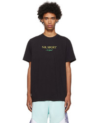 Sporty & Rich Black Wimbledon T Shirt