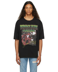 VERSACE JEANS COUTURE Black Wolf T Shirt