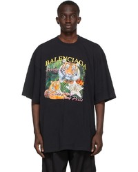 Balenciaga Black Year Of The Tiger T Shirt