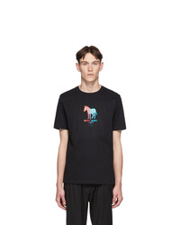 Ps By Paul Smith Black Zebra Made Regular Fit T Shirt