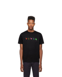 Ps By Paul Smith Black Zebra Repeat T Shirt