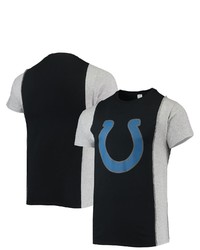 REFRIED APPAREL Blackheathered Gray Indianapolis Colts Sustainable Split T Shirt