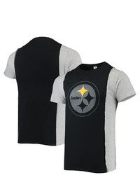 REFRIED APPAREL Blackheathered Gray Pittsburgh Ers Sustainable Split T Shirt