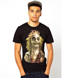 Blood Is The New Black T Shirt With Beetlejuice Print