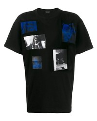 Raf Simons Blue Velvet T Shirt