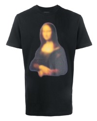 Off-White Blurred Monalisa Print T Shirt