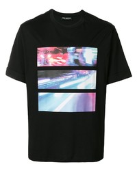 Neil Barrett Blurry City Print T Shirt