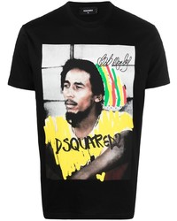 DSQUARED2 Bob Marley Cotton T Shirt