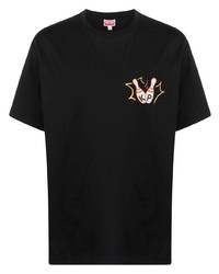Kenzo Bowling Print Cotton T Shirt