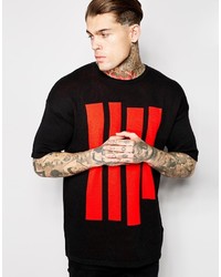 Asos Brand Black Knitted T Shirt