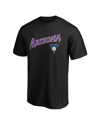 FANATICS Branded Black Arizona Diamondbacks Cooperstown Collection Team Wahconah T Shirt