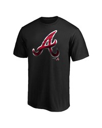 FANATICS Branded Black Atlanta Big Tall Midnight Mascot Team Logo T Shirt