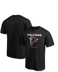 FANATICS Branded Black Atlanta Falcons Team Lockup Logo T Shirt