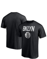 FANATICS Branded Black Brooklyn Nets Post Up Hometown Collection T Shirt