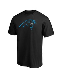 FANATICS Branded Black Carolina Panthers Big Tall Primary Logo T Shirt
