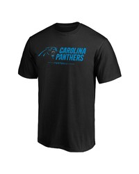 FANATICS Branded Black Carolina Panthers Big Tall Team Logo Lockup T Shirt