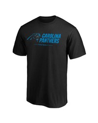 FANATICS Branded Black Carolina Panthers Team Lockup Logo T Shirt