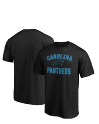 FANATICS Branded Black Carolina Panthers Victory Arch T Shirt