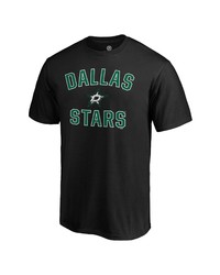 FANATICS Branded Black Dallas Stars Team Victory Arch T Shirt