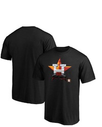 FANATICS Branded Black Houston Astros Midnight Mascot Team Logo T Shirt