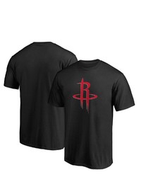 FANATICS Branded Black Houston Rockets Primary Team Logo T Shirt