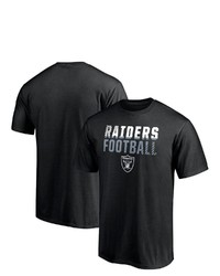 FANATICS Branded Black Las Vegas Raiders Big Tall Fade Out T Shirt