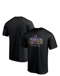 FANATICS Branded Black Los Angeles Lakers Welcome To The Lake Show Hometown Collection T Shirt At Nordstrom