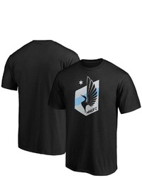 FANATICS Branded Black Minnesota United Fc Team Primary Logo T Shirt