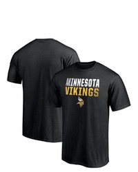 FANATICS Branded Black Minnesota Vikings Big Tall Fade Out T Shirt At Nordstrom