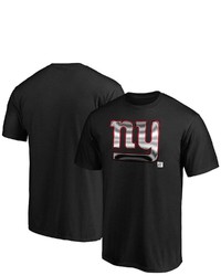 FANATICS Branded Black New York Giants Midnight Mascot Team Logo T Shirt