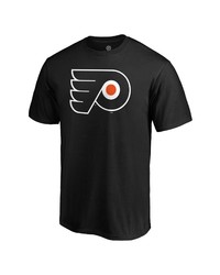 FANATICS Branded Black Philadelphia Flyers Team Primary Logo T Shirt