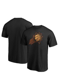 FANATICS Branded Black Phoenix Suns Hardwood Logo T Shirt