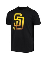 FANATICS Branded Black San Diego Padres Midnight Mascot Team Logo T Shirt