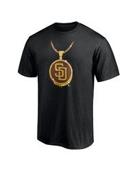 FANATICS Branded Black San Diego Padres Swag Chain T Shirt