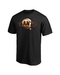 FANATICS Branded Black San Francisco Giants Midnight Mascot Team Logo T Shirt