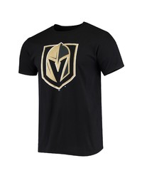 FANATICS Branded Black Vegas Golden Knights Team Primary Logo T Shirt