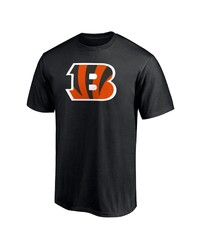 FANATICS Branded Joe Burrow Black Cincinnati Bengals Player Icon Name Number T Shirt